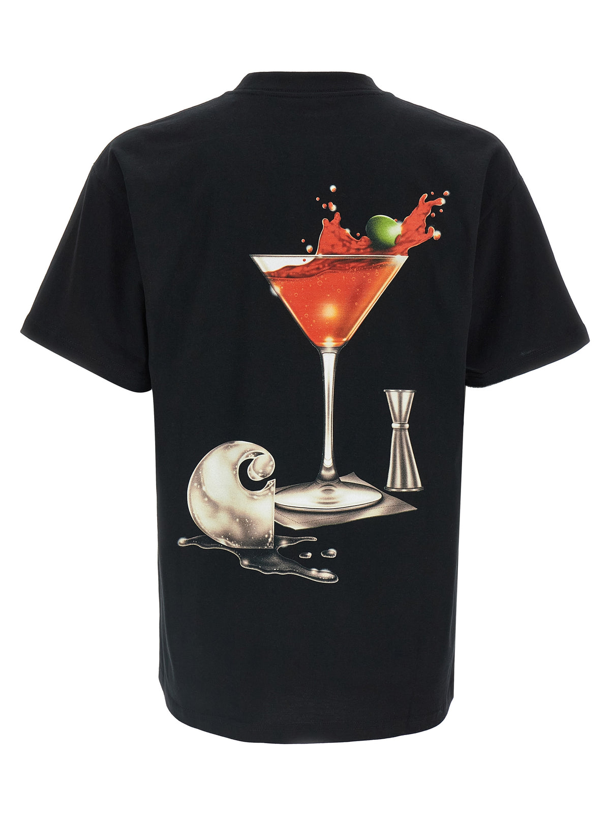 Carhartt Wip Black Organic Cotton T-Shirt - Timeless Eco-Luxury