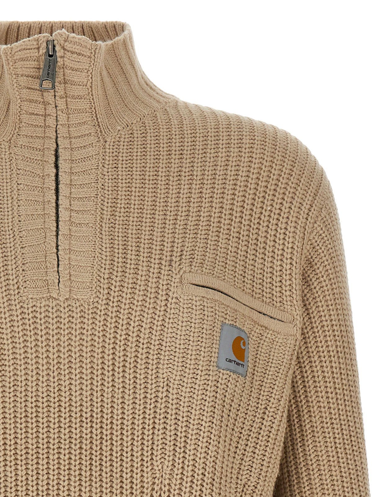 Carhartt Wip Beige Acetate Cardigan - Timeless Luxury Style