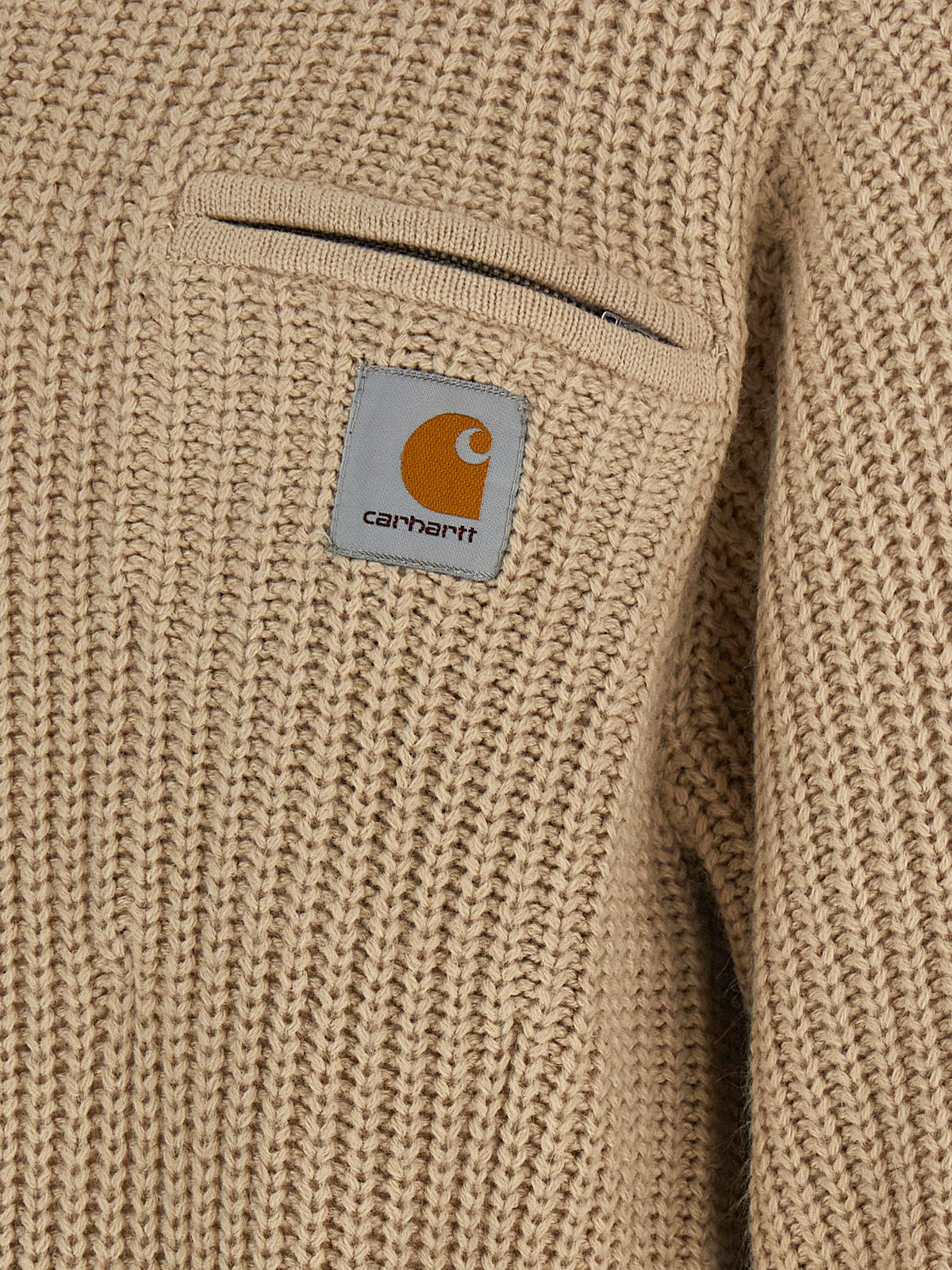Carhartt Wip Beige Acetate Cardigan - Timeless Luxury Elegance
