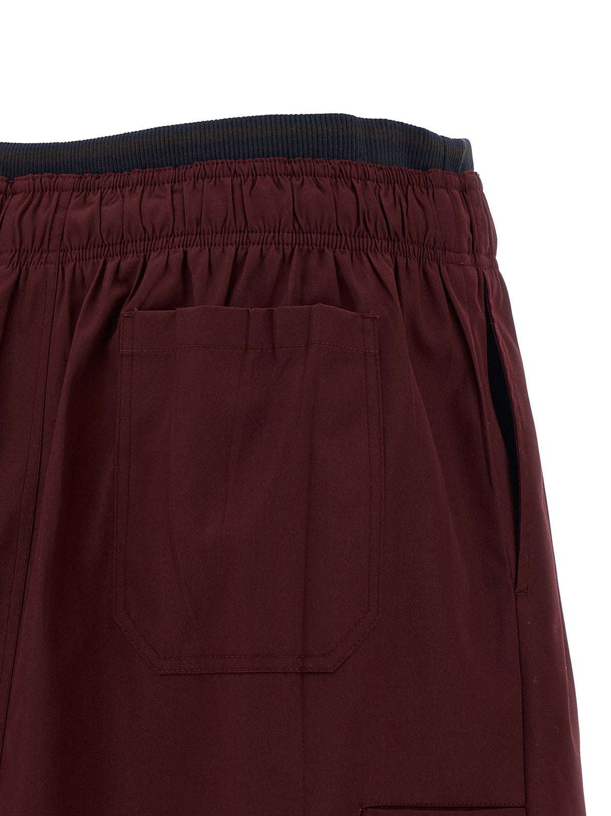 Prada Bordeaux Midi Skirt - Timeless Elegance in Luxury Fashion