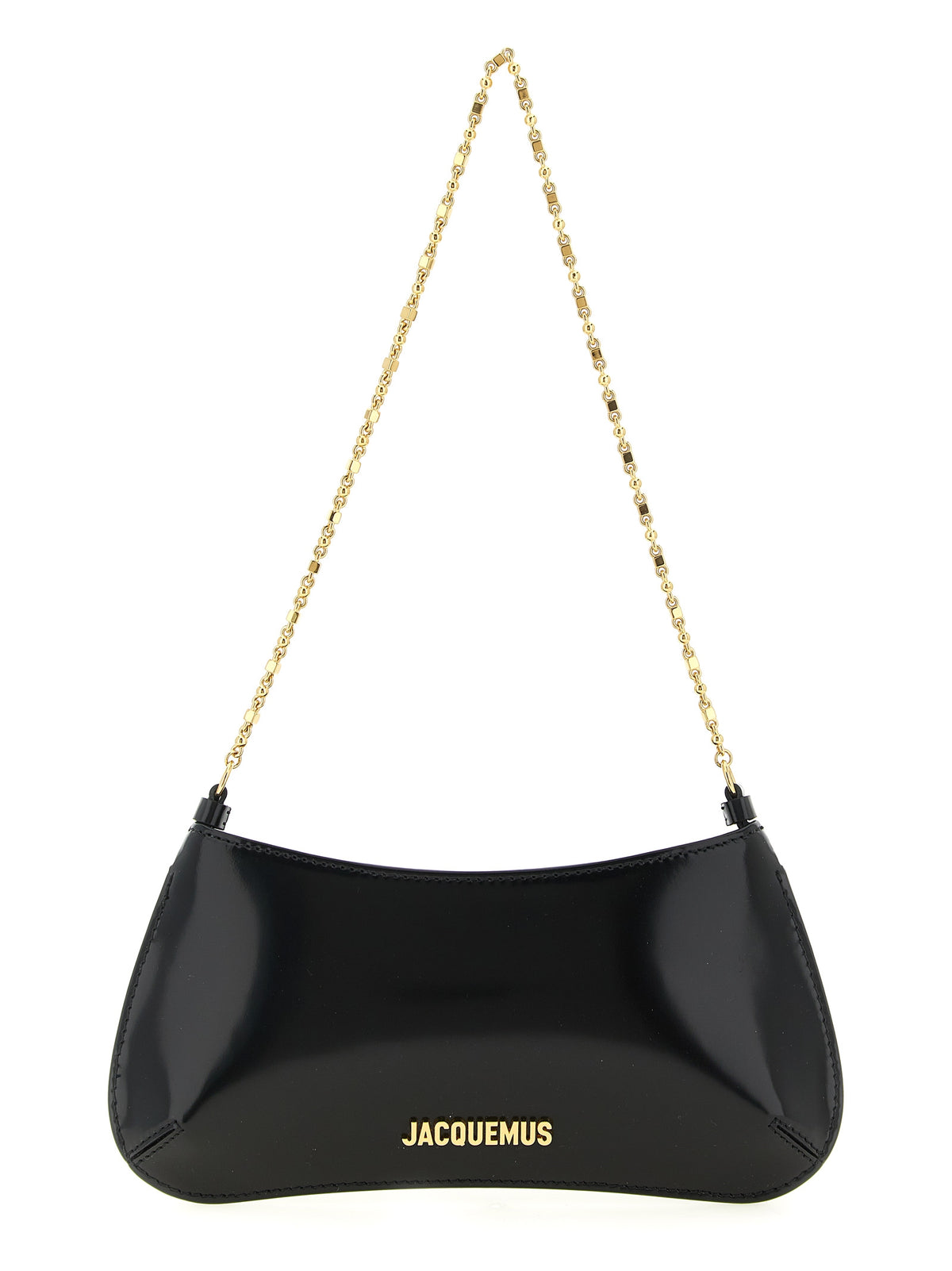 Jacquemus Black Calfskin Shoulder Bag - Timeless Luxury Elegance