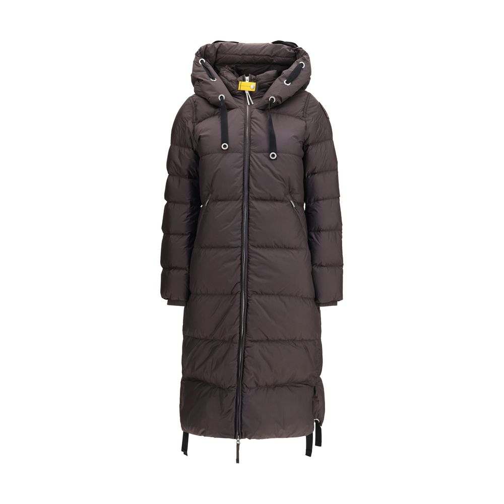 Indulge in the exquisite elegance of the Parajumpers Purple Polyamide Coat, crafted from lightweight nylon and filled with sumptuous down for ultimate comfort and style.