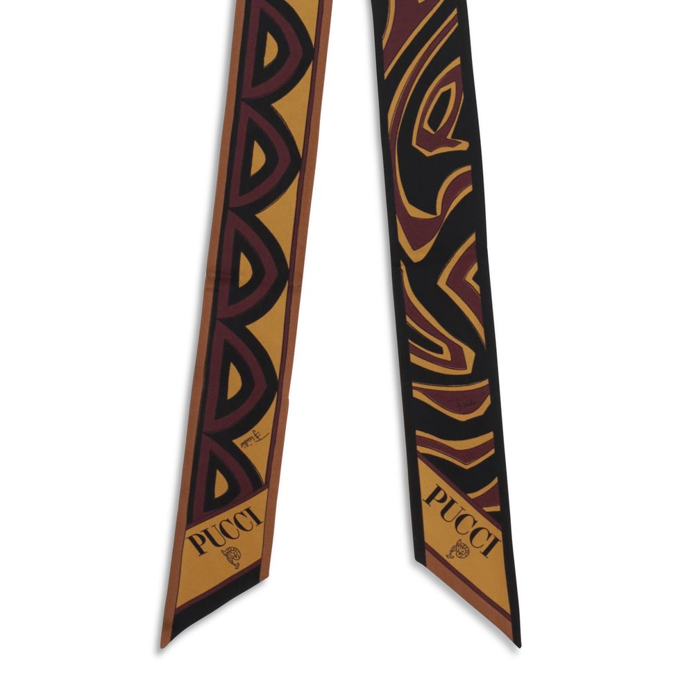 Indulge in the Emilio Pucci Multicolor Silk Scarf, a masterpiece of lightweight silk twill that embodies exquisite craftsmanship and timeless elegance, perfect for versatile styling.