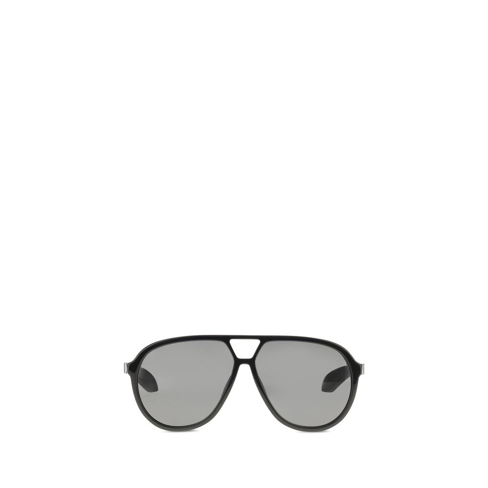 Elevate your style with Alexander McQueen's Black Acetate Sunglasses, a bold fusion of contemporary design and Italian craftsmanship, perfect for the discerning individual.