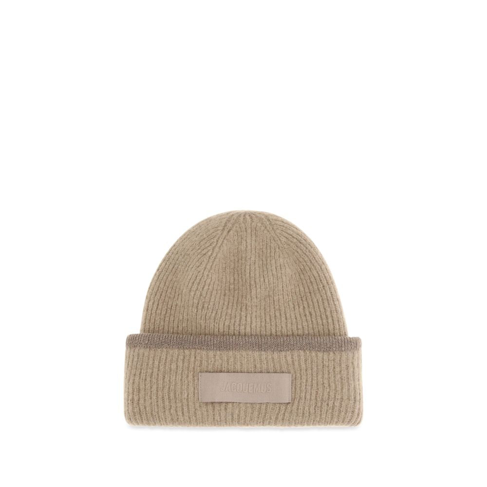 Jacquemus Beige Alpaca Beanie - Luxurious Comfort for All