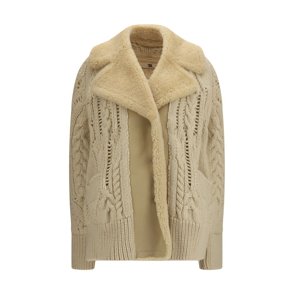 Indulge in the exquisite Ermanno Scervino Beige Wool Oves Aries Sweatshirt, a masterpiece of virgin wool, featuring a luxurious silhouette and refined details for the discerning individual.