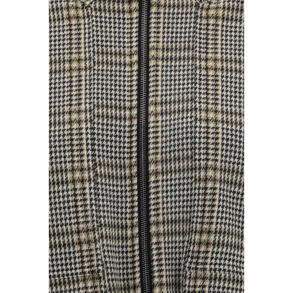 Elevate your wardrobe with the Fabiana Filippi Beige Viscose Bomber, a masterpiece of contemporary design and luxurious comfort, perfect for the discerning individual.