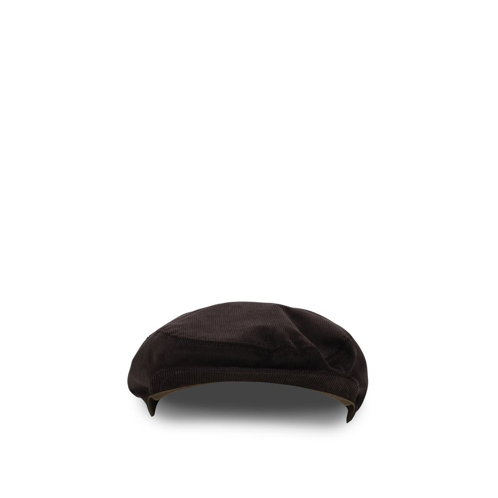 Elevate your style with the Dolce & Gabbana Brown Cotton Fatcap Hat, a timeless accessory crafted from soft cotton, perfect for both tailored and casual looks.