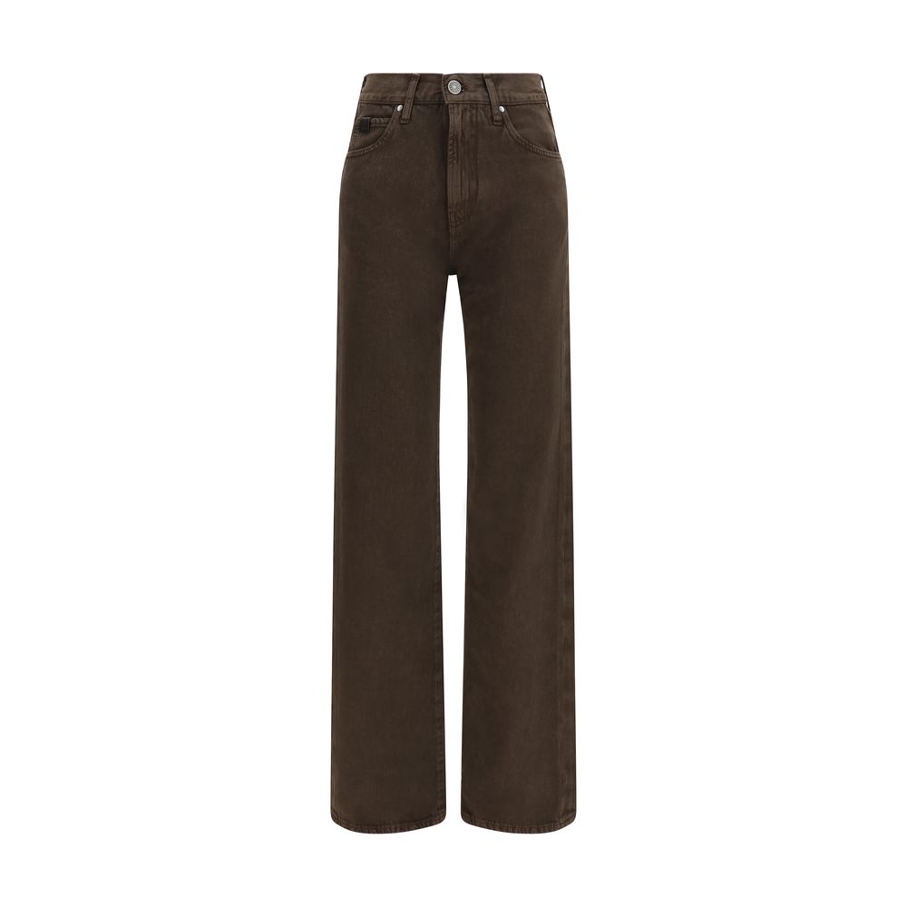 Indulge in the exquisite craftsmanship of Jacob Cohen's Brown Cotton Straight-Leg Jeans, where comfort denim meets timeless elegance, perfect for the discerning individual.