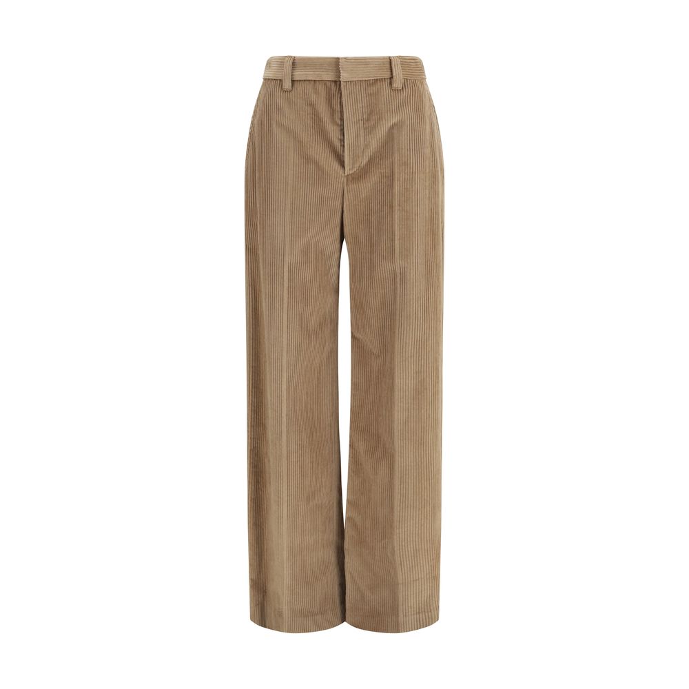 Discover the exquisite Brunello Cucinelli Brown Cotton Casual Pants from the AW26 collection, where sumptuous cotton meets refined elegance for timeless sophistication.