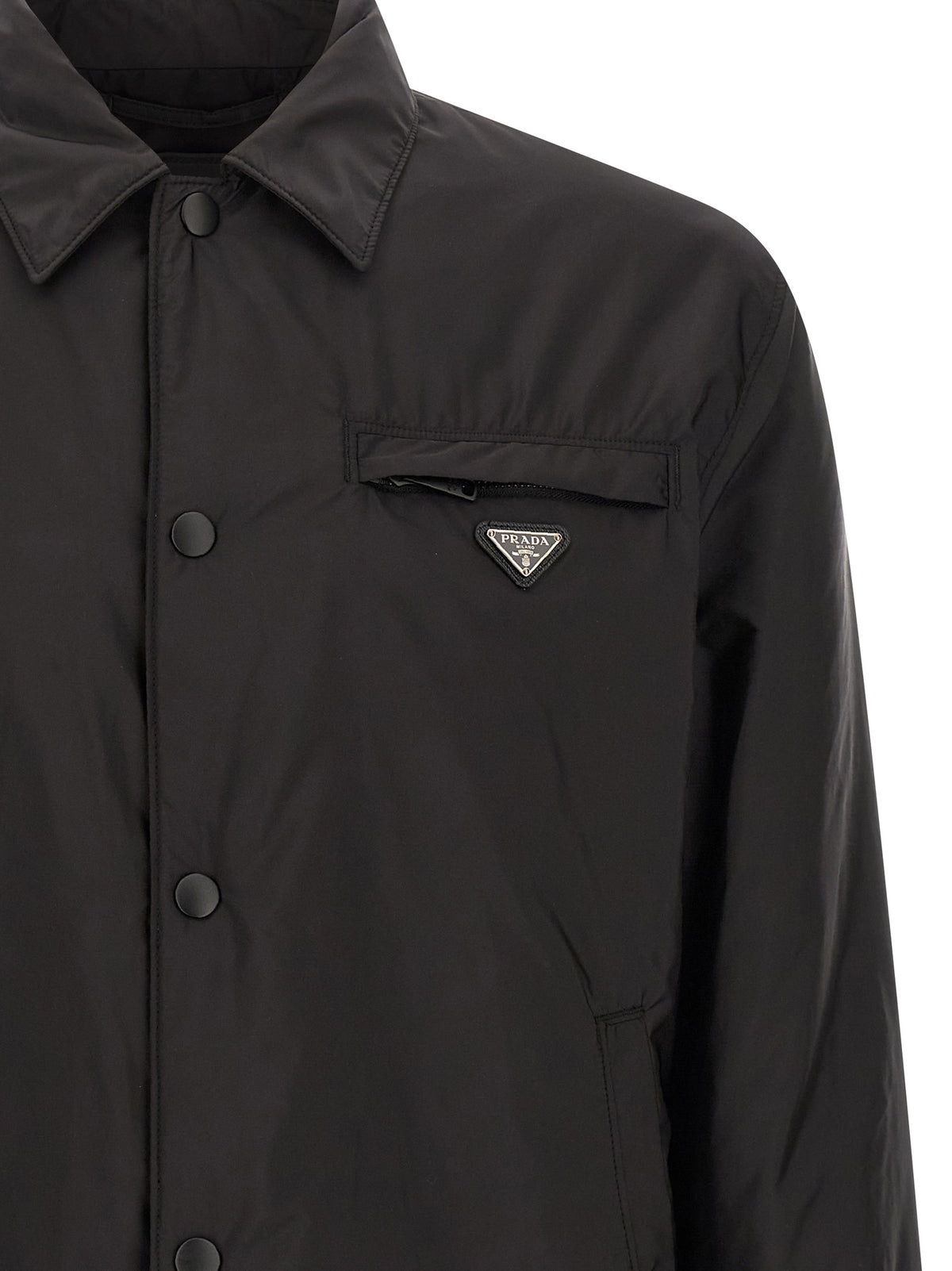 Prada Re-Nylon Full-Length Jacket - Sustainable Luxury Outerwear