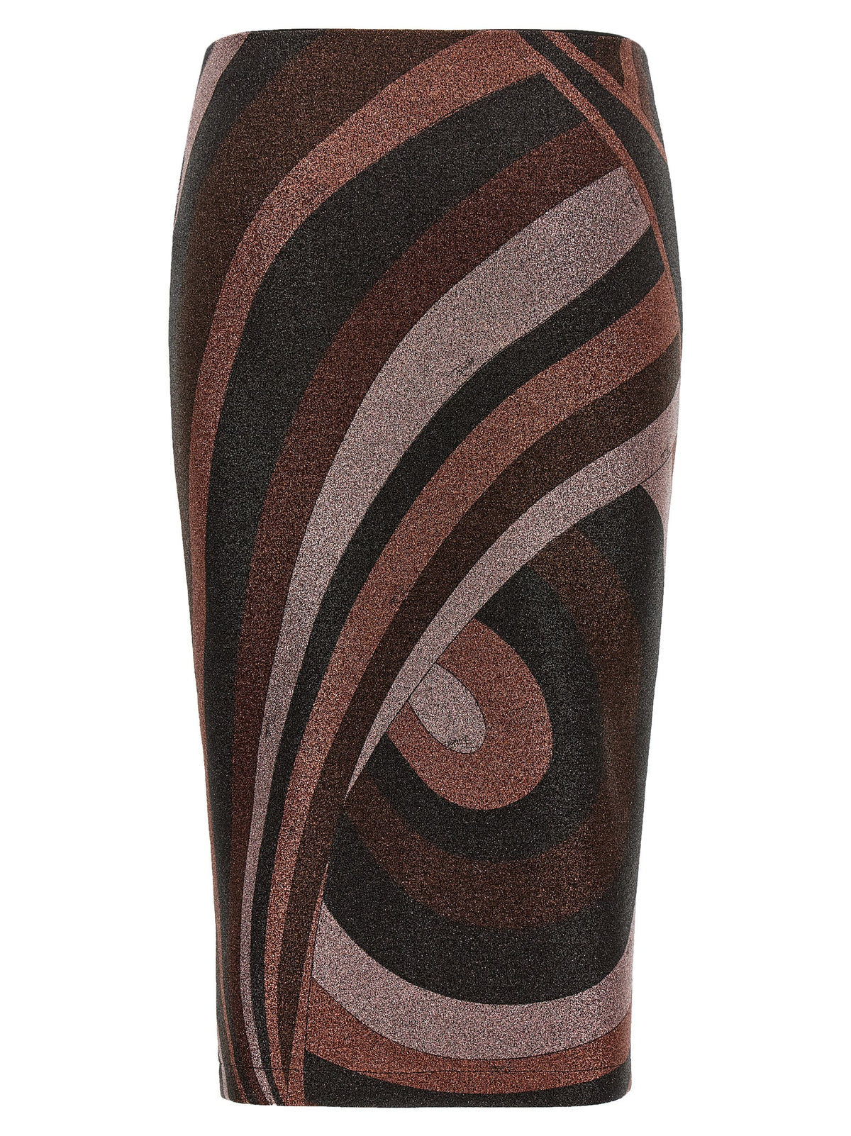 Emilio Pucci Bordeaux Polyamide Midi Skirt