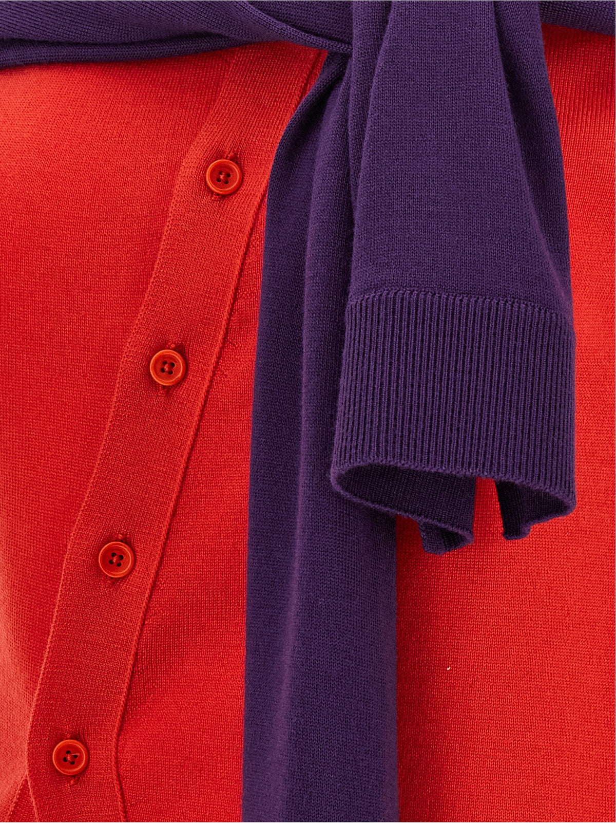 J.W.Anderson Red Wool Sleeveless T-Shirt - Luxe Knitwear Elegance