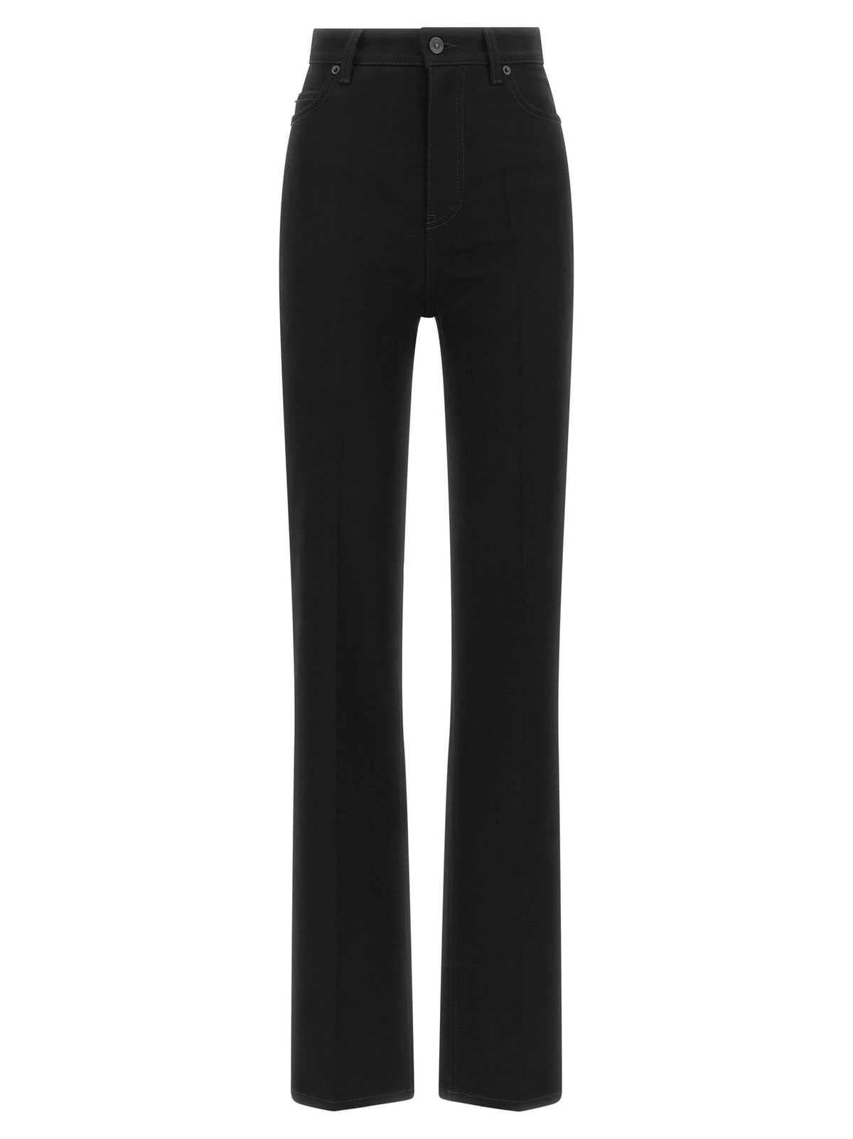 Balenciaga Black Elastane High-Waisted Jean