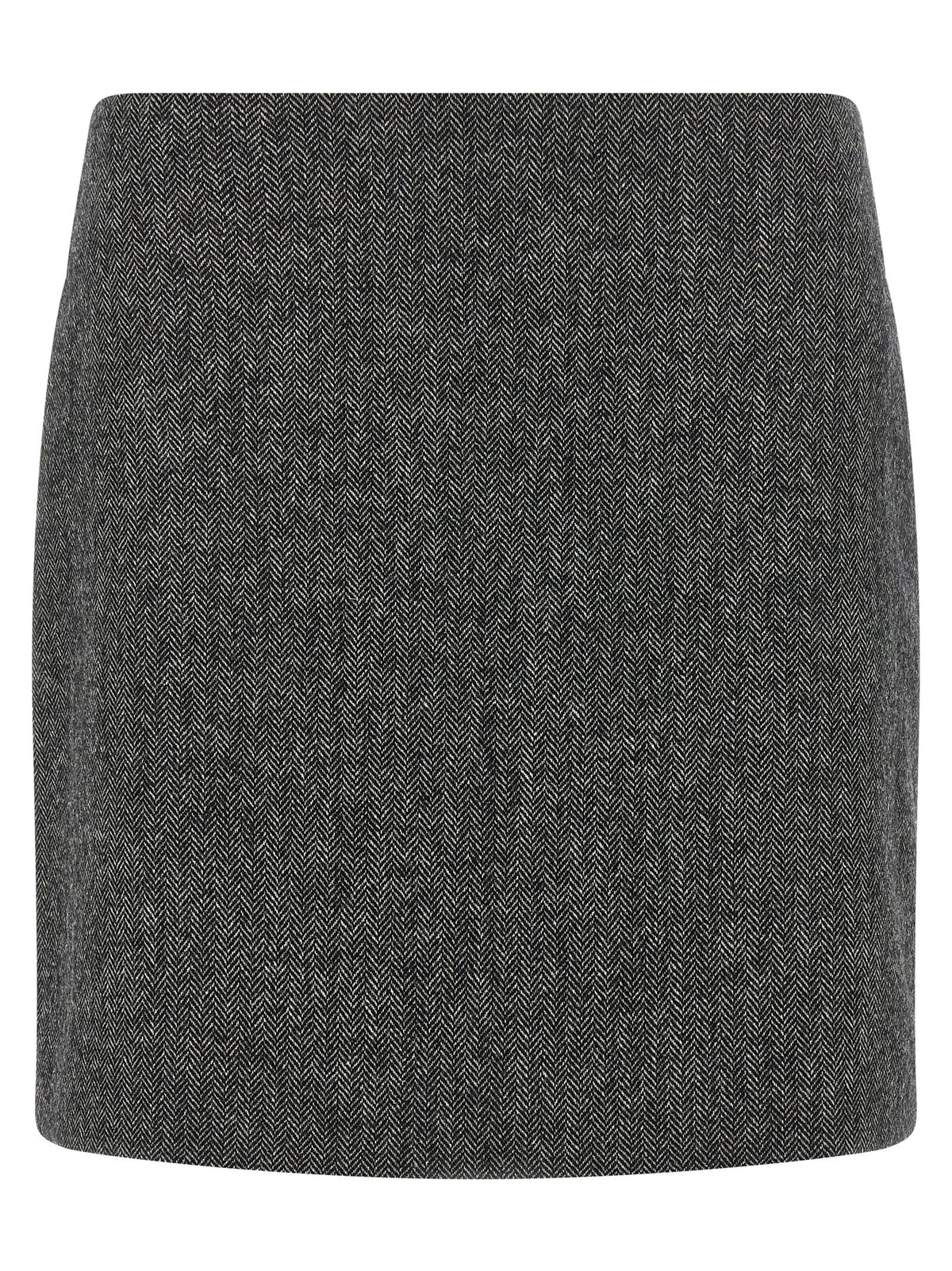 Discover the Blazé Milano Gray Virgin Wool Long Skirt, a masterpiece of Italian craftsmanship, blending luxurious materials with timeless elegance for the discerning fashionista.