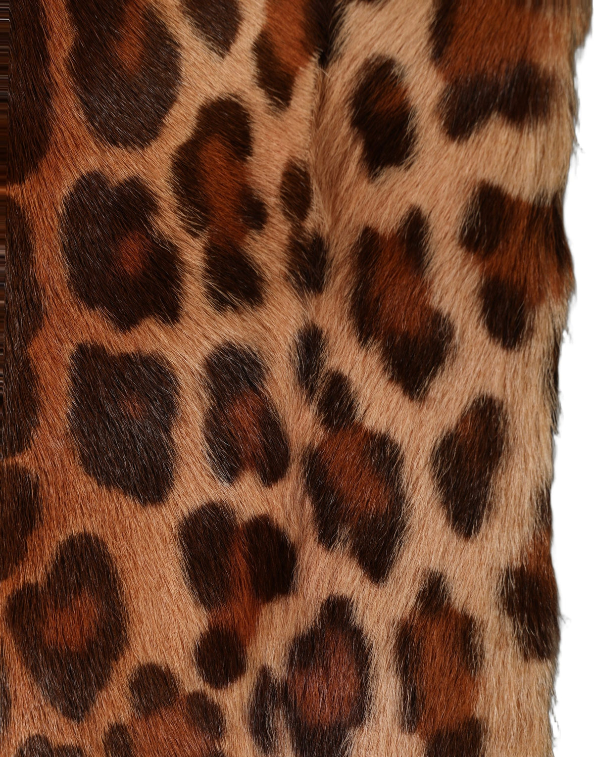 Dolce & Gabbana Brown Leopard Goat Hair Shawl Scarf - Luxury Elegance