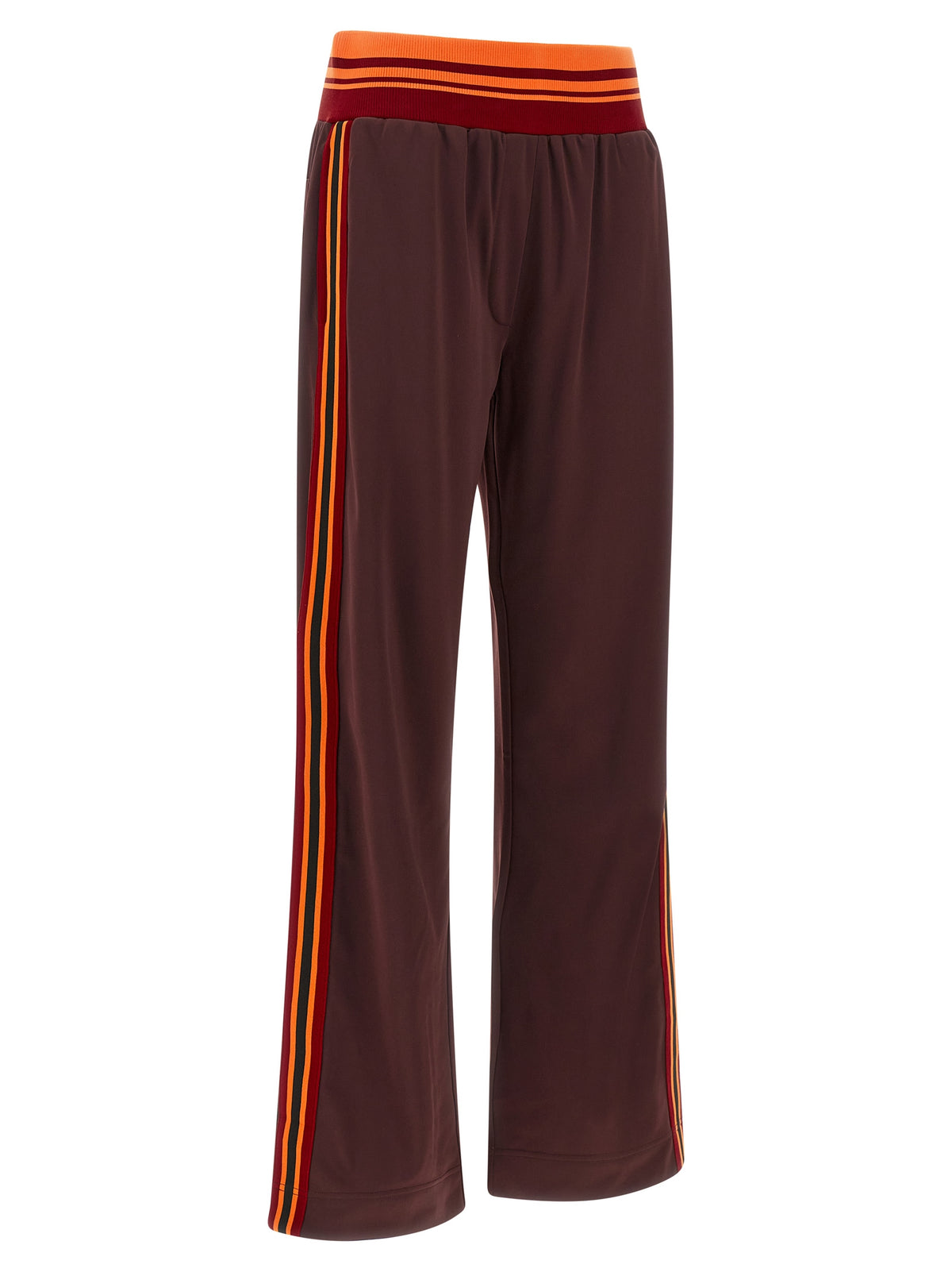 Experience the exquisite allure of Dries Van Noten's Brown Polyester Athletic Pants, where luxurious craftsmanship meets effortless elegance for the discerning individual.