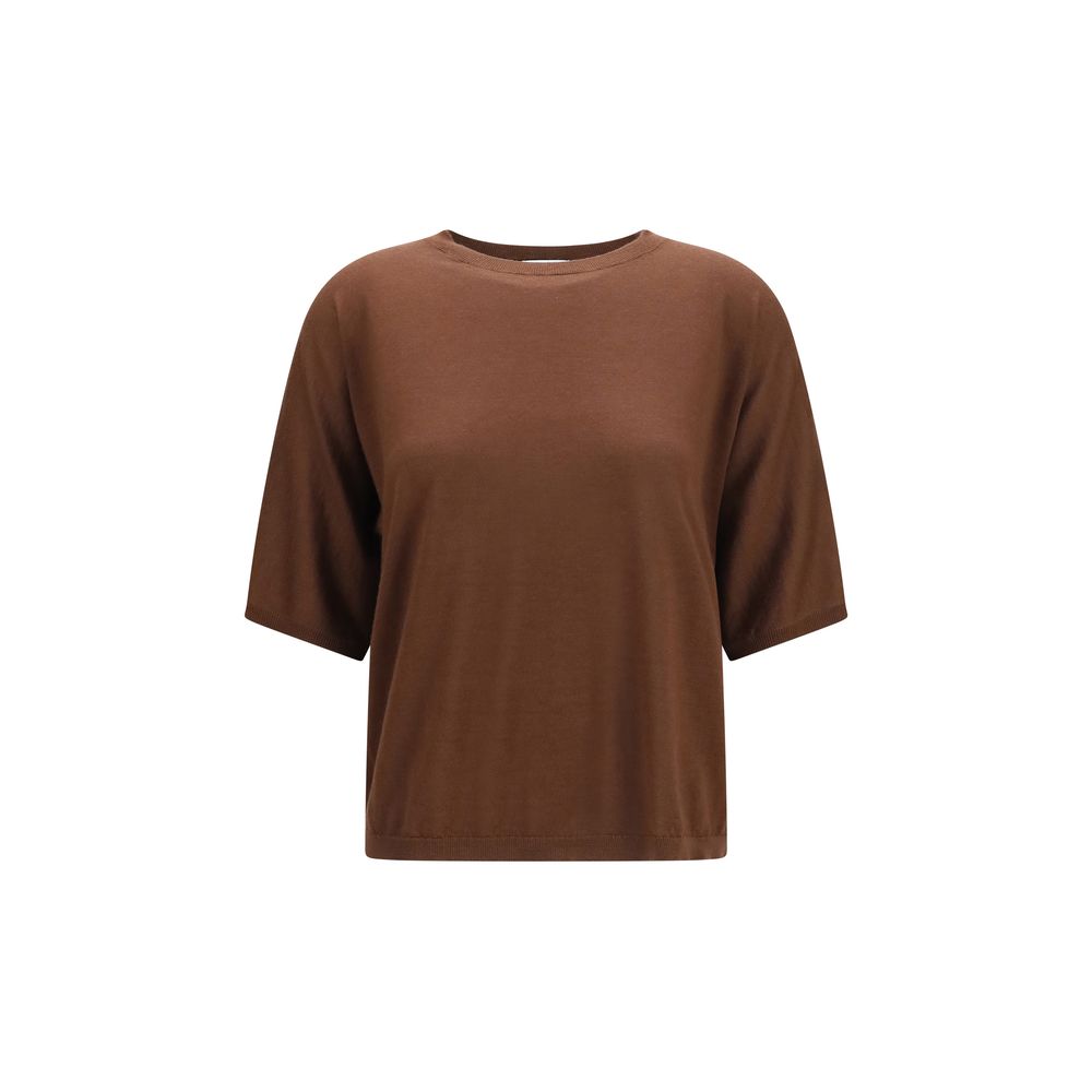 Brunello Cucinelli Brown Cashmere Sweatshirt - Luxurious Elegance