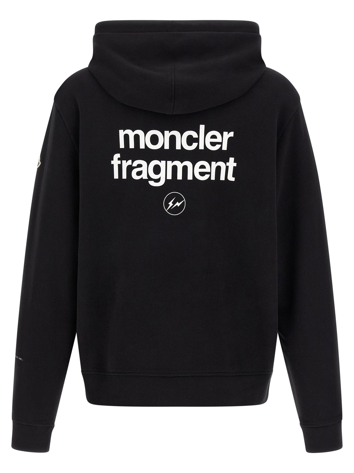 Elevate your wardrobe with the Moncler Genius Black Cotton Sweatshirt, a luxurious blend of comfort and style, perfect for those who embody modern elegance.