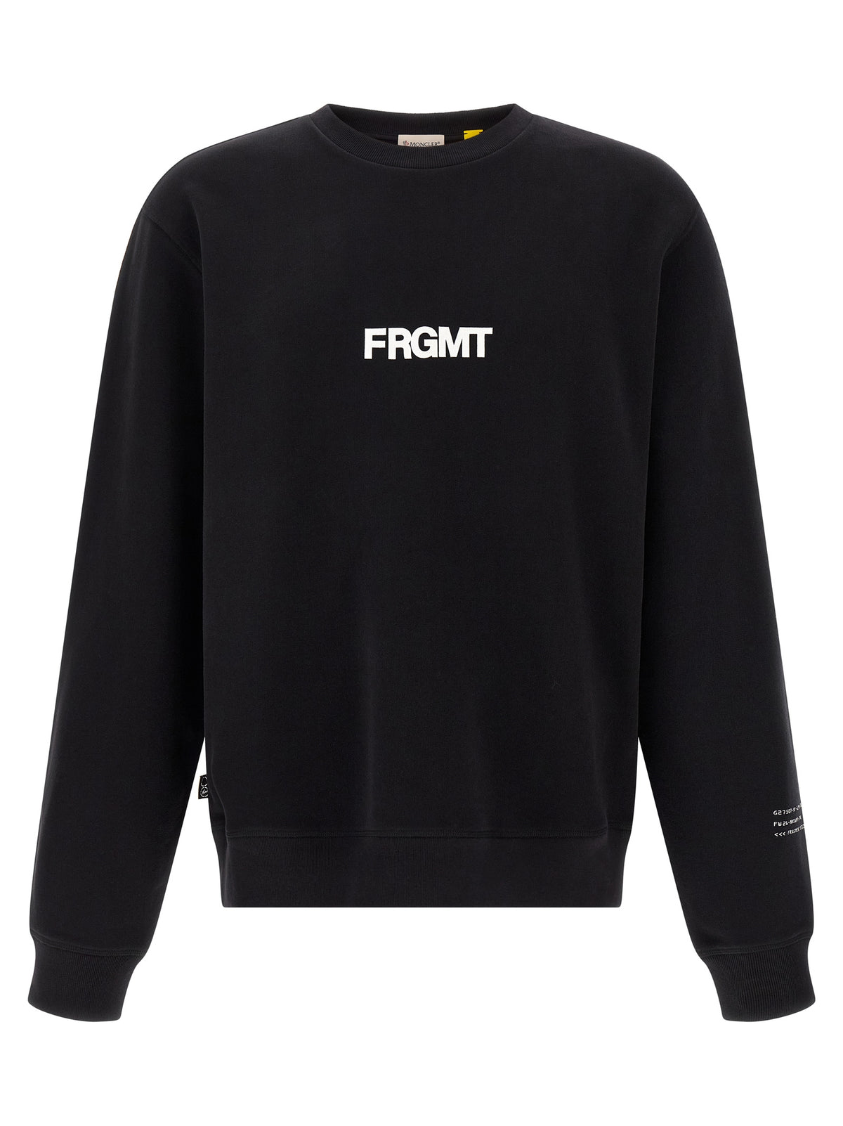 Elevate your wardrobe with the MONCLER GENIUS Black Cotton Sweatshirt, a masterpiece of urban elegance crafted from 100% cotton, embodying sophistication and versatility.