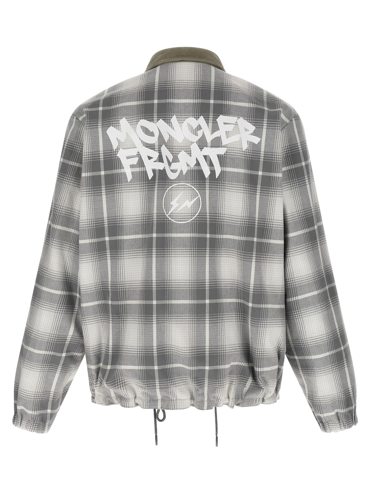 Elevate your style with the MONCLER GENIUS Gray Cotton Full-Length Jacket, a luxurious blend of urban sophistication and innovative design, crafted for the discerning individual.