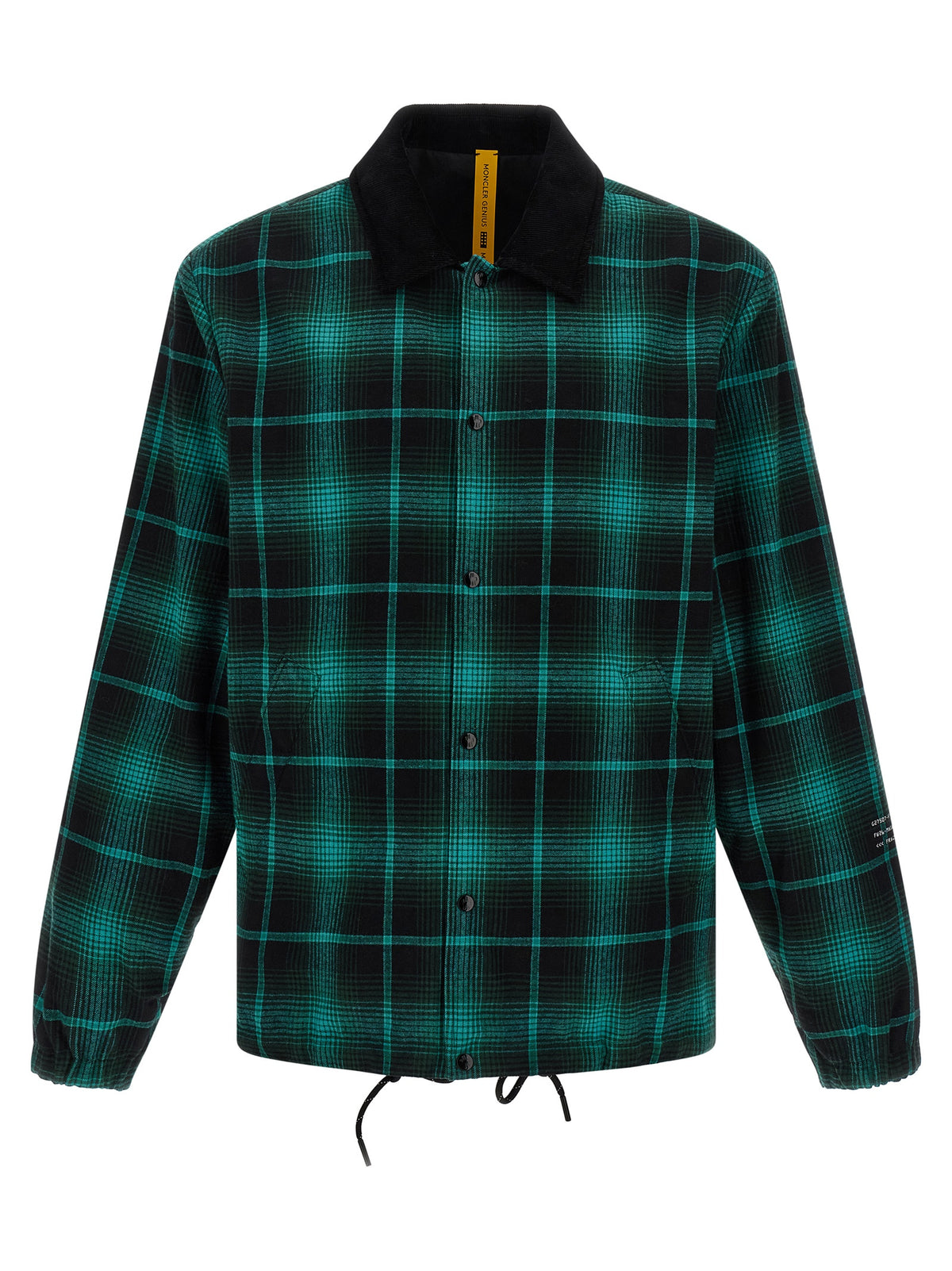 Elevate your wardrobe with the Moncler Genius Bicolor Cotton Full-Length Jacket, a masterful blend of contemporary design and luxurious craftsmanship for the discerning individual.