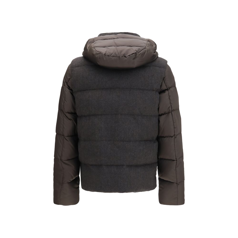 MooRER Casciano Gray Down Jacket - Elevated Luxury Outerwear