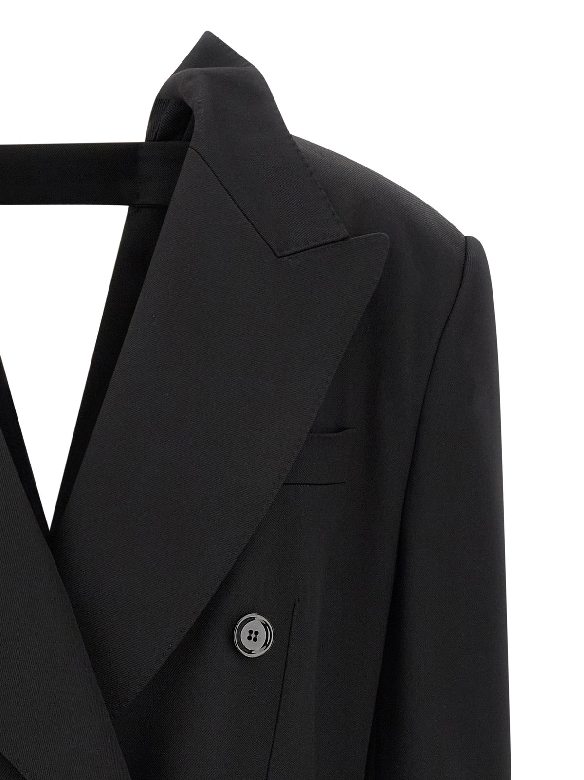 Dolce & Gabbana Black Virgin Wool Blazer - Exquisite Luxury Style