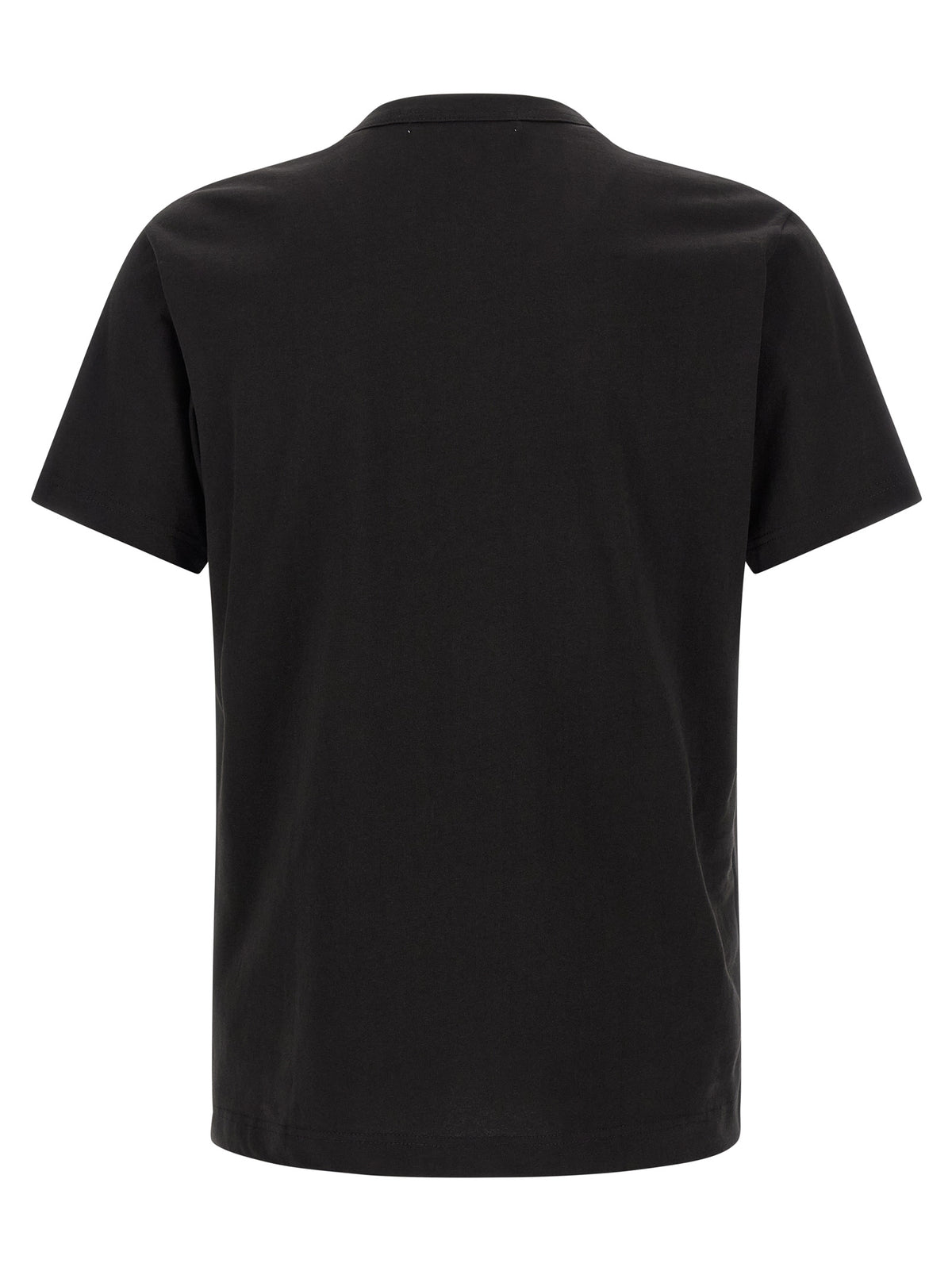 Elevate your wardrobe with the Comme Des Garçons Black Cotton T-Shirt, a bold expression of artistry and comfort, perfect for those who embody sophistication and creativity.
