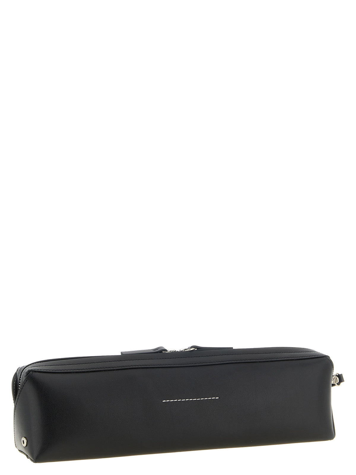 Experience the allure of the MM6 Maison Margiela Black Cowhide Clutch, a masterpiece of luxurious craftsmanship and timeless elegance, perfect for the discerning individual.