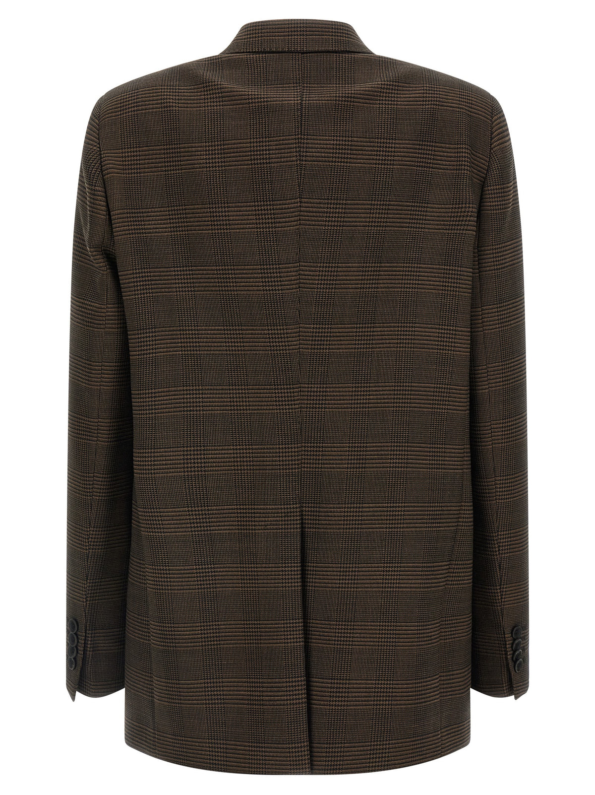 Elevate your wardrobe with the Tagliatore Jasmine Brown Virgin Wool Blazer, a masterpiece of bold tailoring and exquisite craftsmanship, perfect for the discerning fashion connoisseur.
