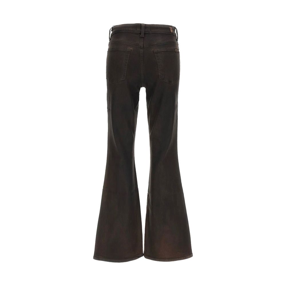 7FOR Black Bootcut Jeans - Elevate Your Elegance with Luxury