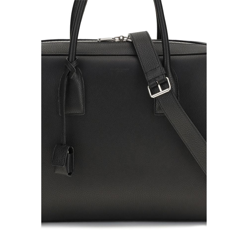 Saint Laurent Black Calf Leather Handbag - Timeless Elegance