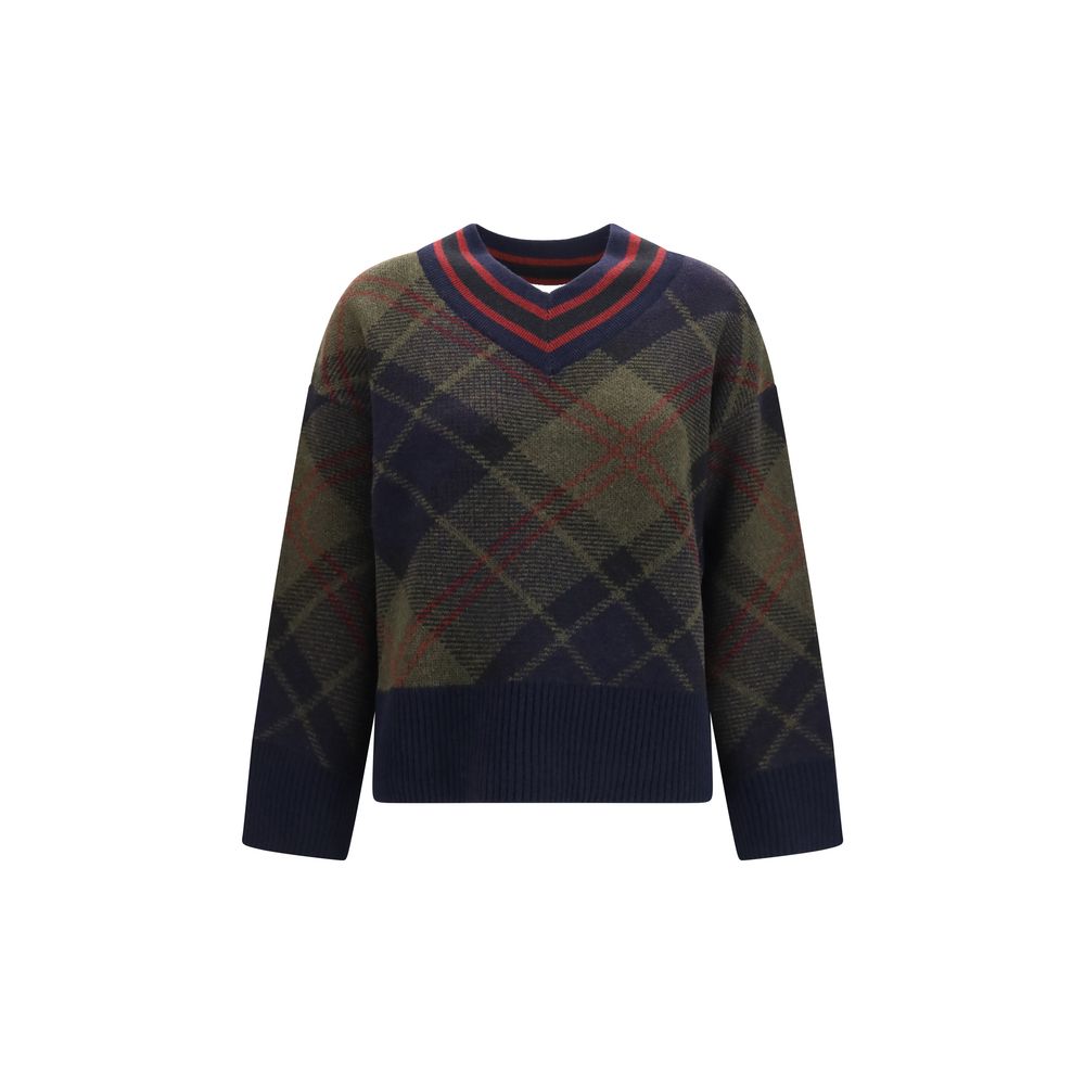 Barbour Bicolor Wool Oves Aries Sweatshirt - Timeless Luxury