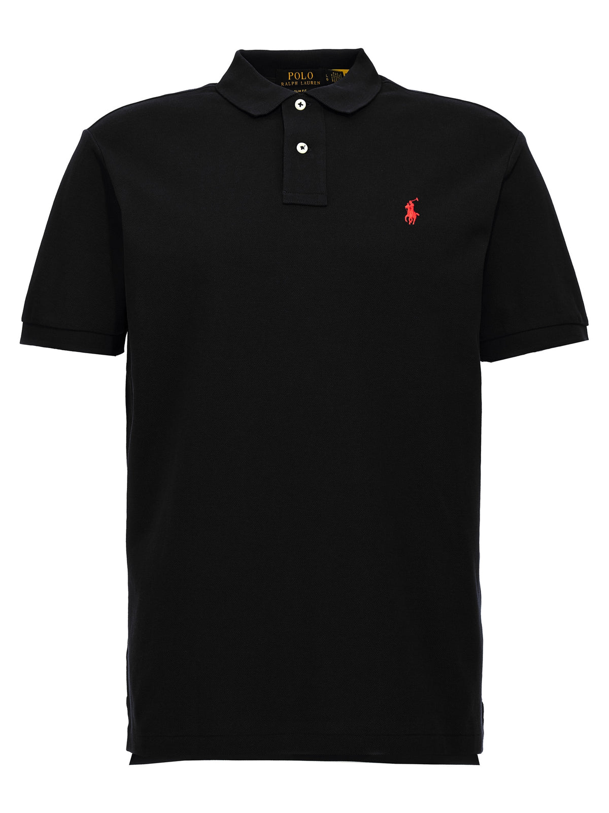 Polo Ralph Lauren Black Cotton Polo Shirt - Timeless Luxury