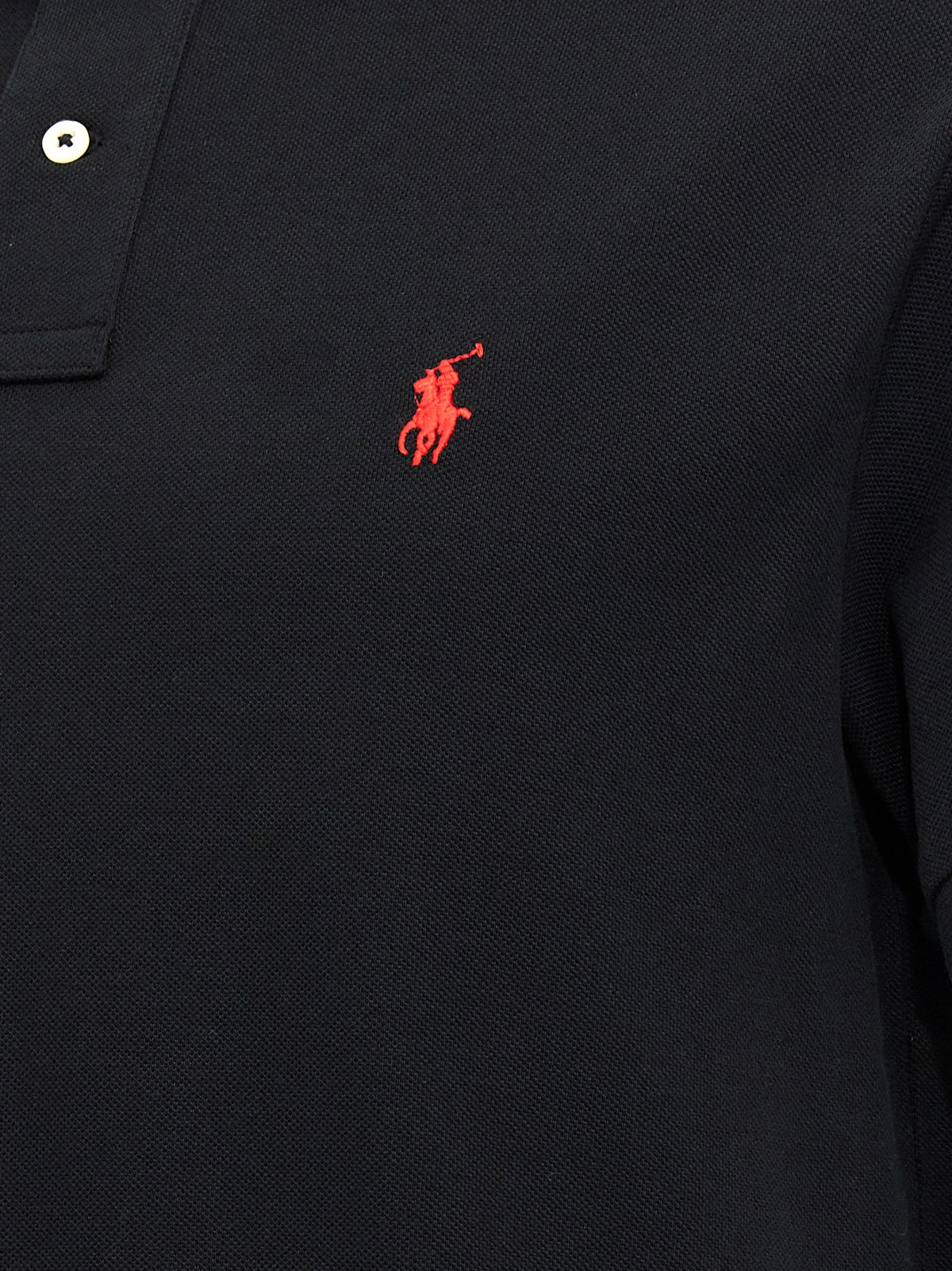 Polo Ralph Lauren Black Cotton Polo Shirt - Timeless Luxury