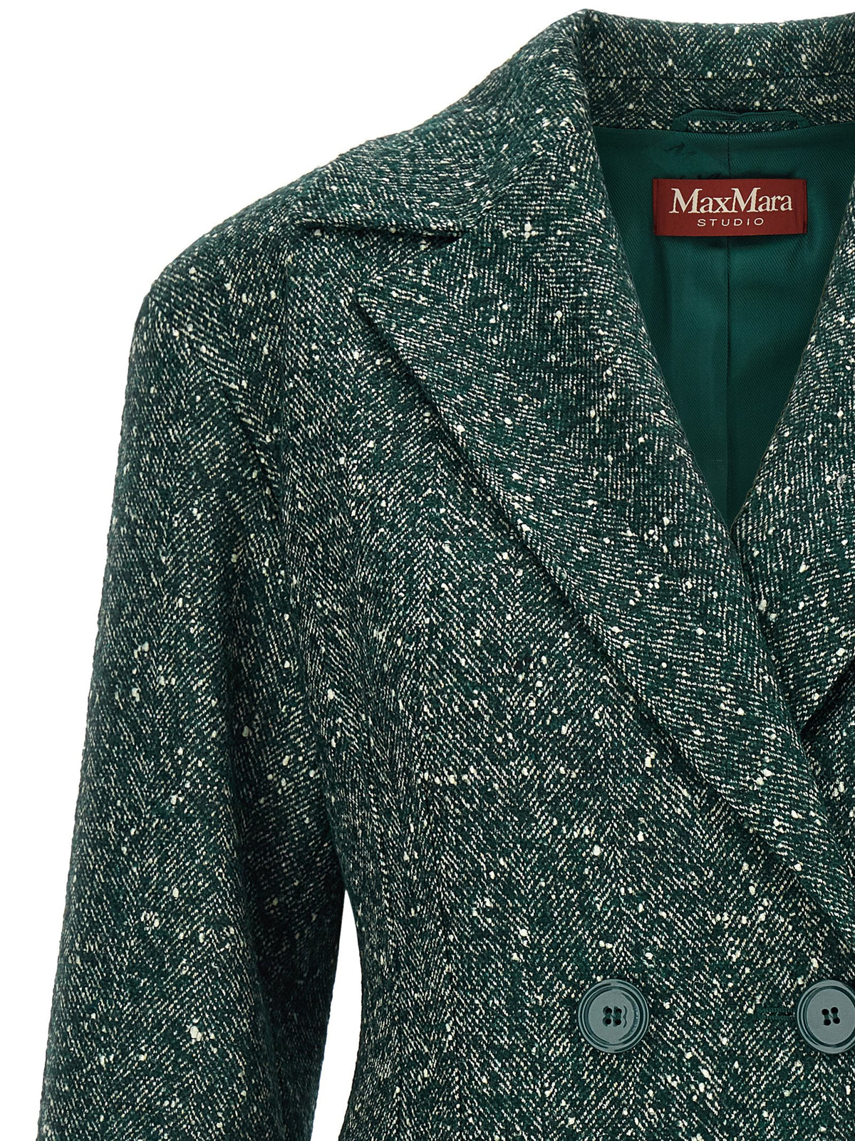 Max Mara Bicolor Virgin Wool Blazer - Timeless Elegance Redefined