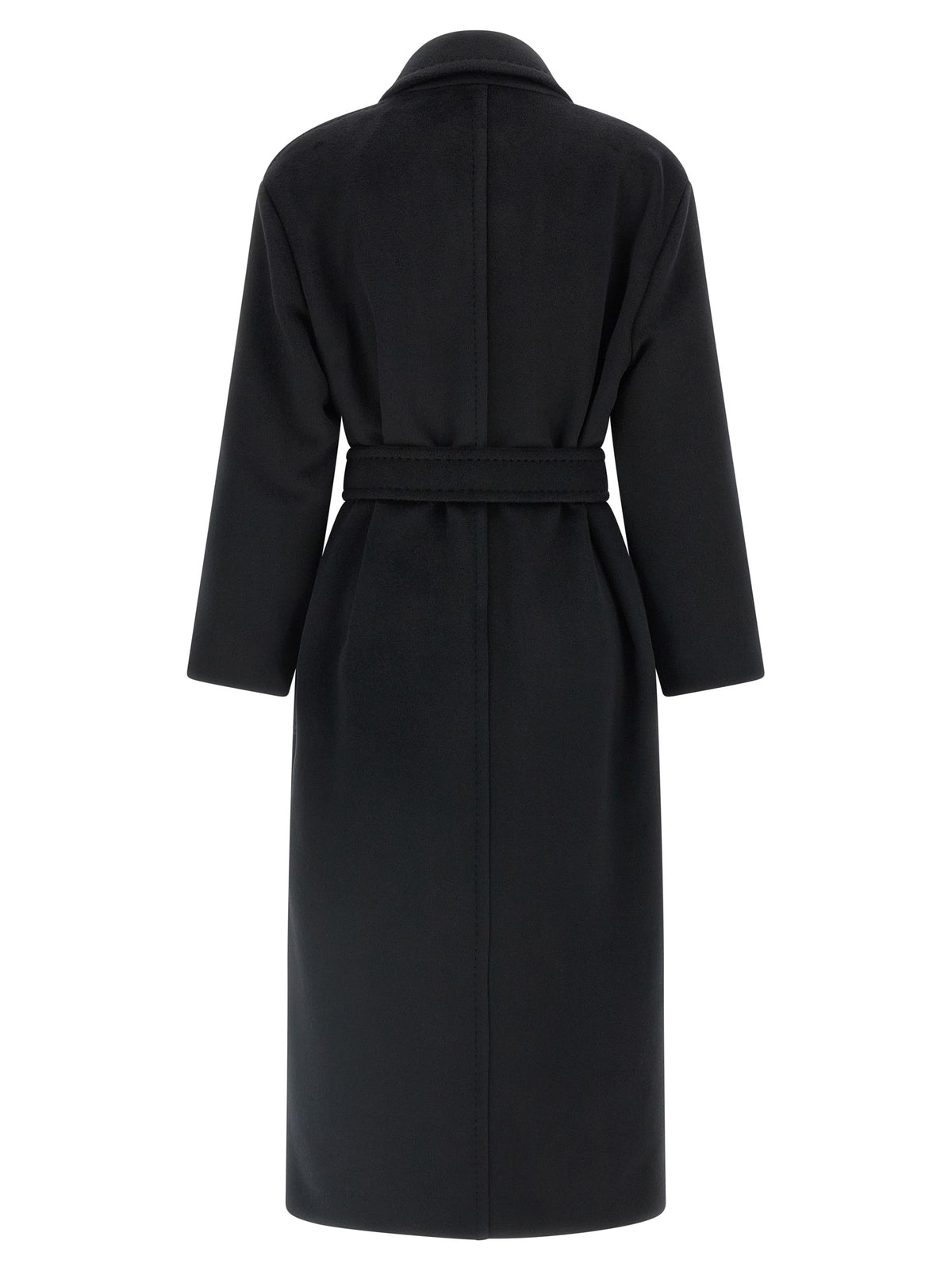 Max Mara Black Wool Coat - Unstructured Luxury Outerwear