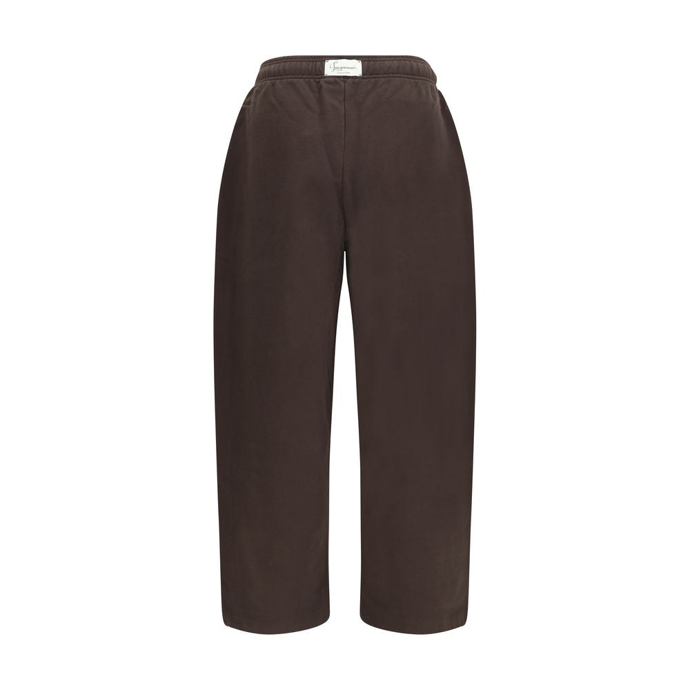 Jacquemus Brown Cotton Joggers - Luxury Sportswear Elegance