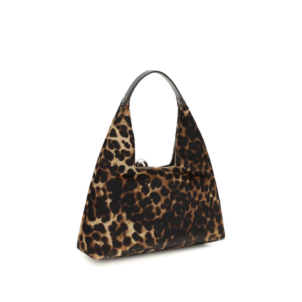 Marni Brown Calf Leather Bos Taurus Shoulder Bag - Luxe Elegance