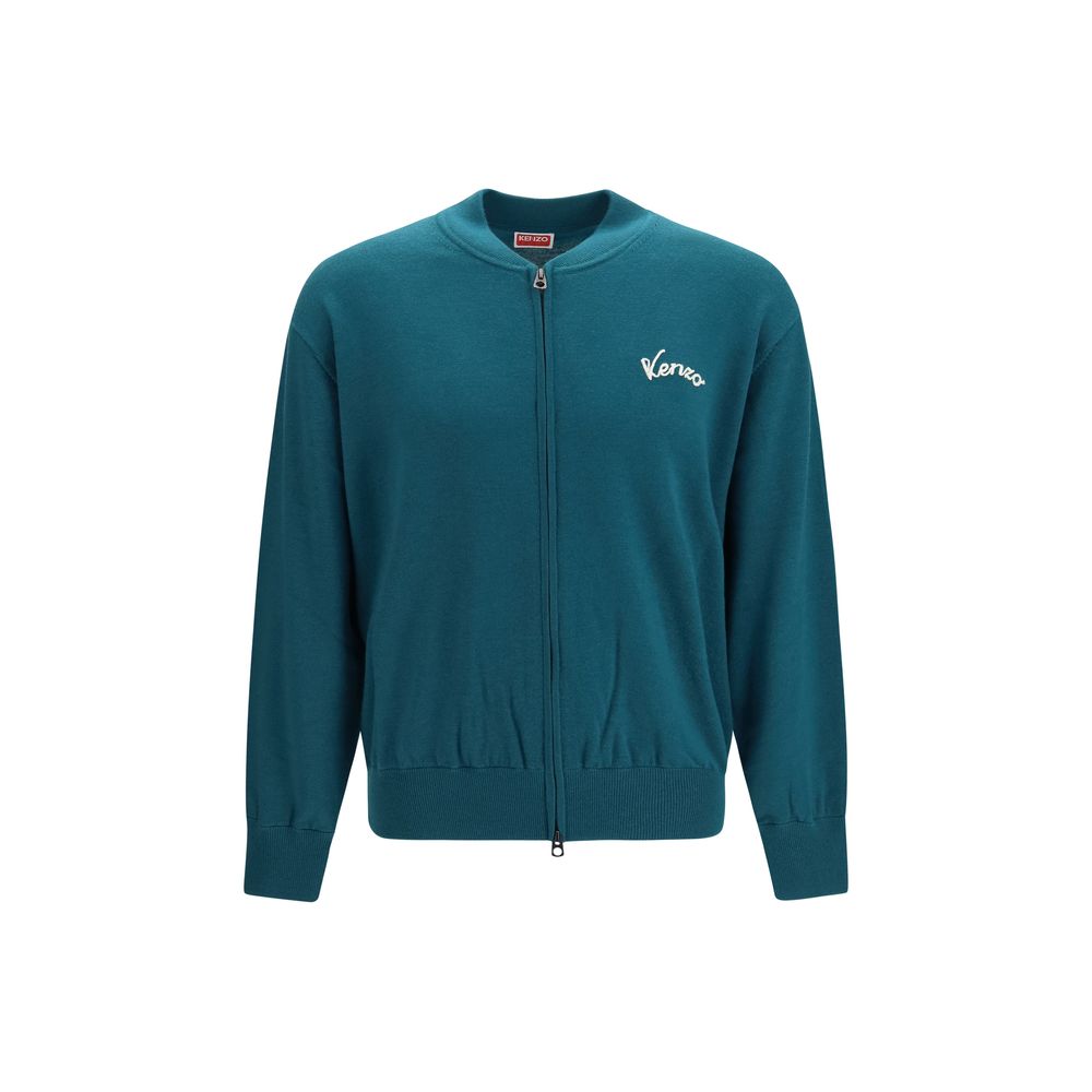 Kenzo Bicolor Wool Cardigan - Elevate Your Luxe Wardrobe