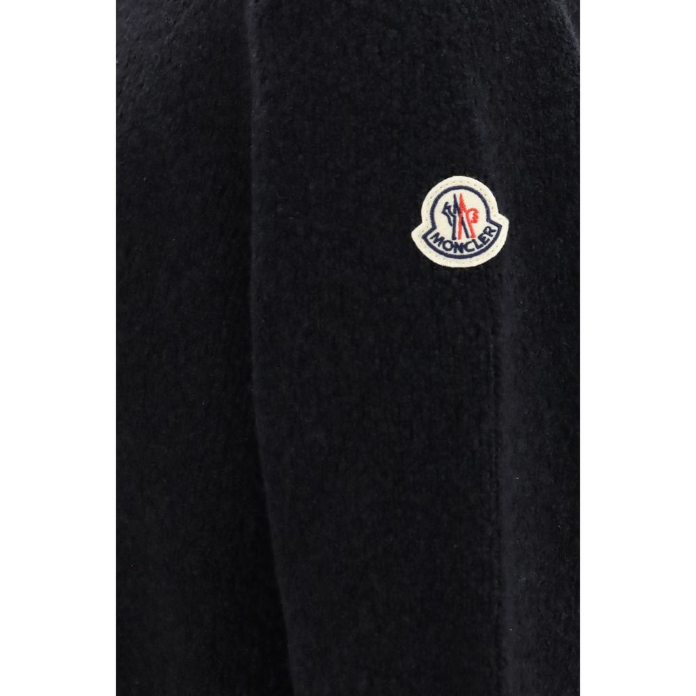 Moncler Bouclé Wool Blend Zip Hoodie - Elevate Your Elegance