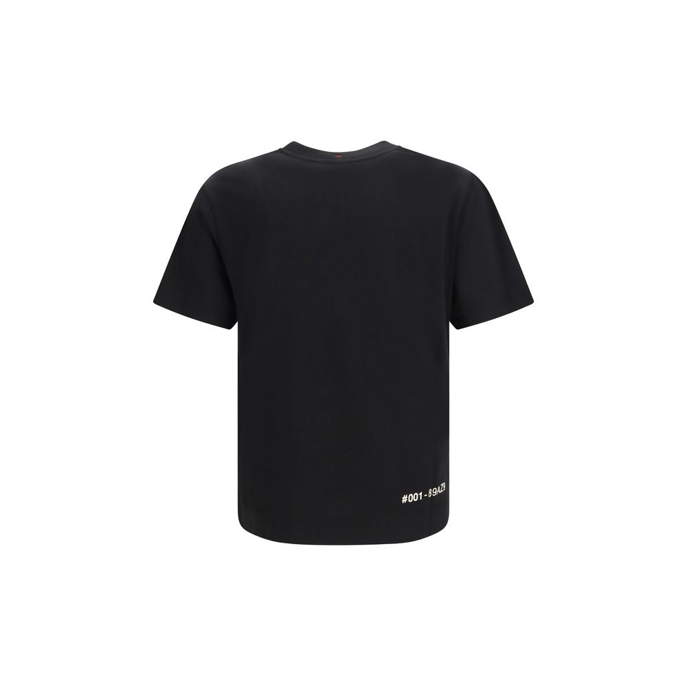Moncler Grenoble Black Cotton T-Shirt - Elevate Everyday Elegance