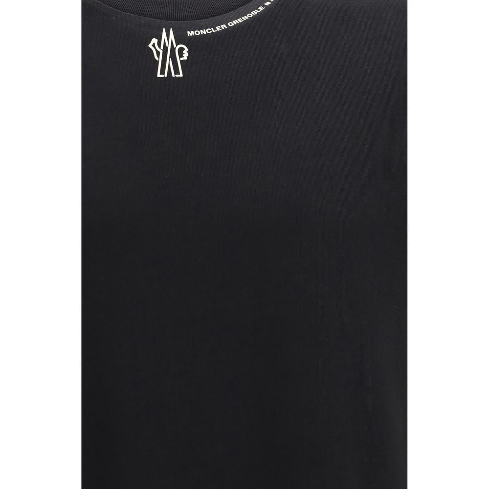 Moncler Grenoble Black Cotton T-Shirt - Timeless Luxury Essential