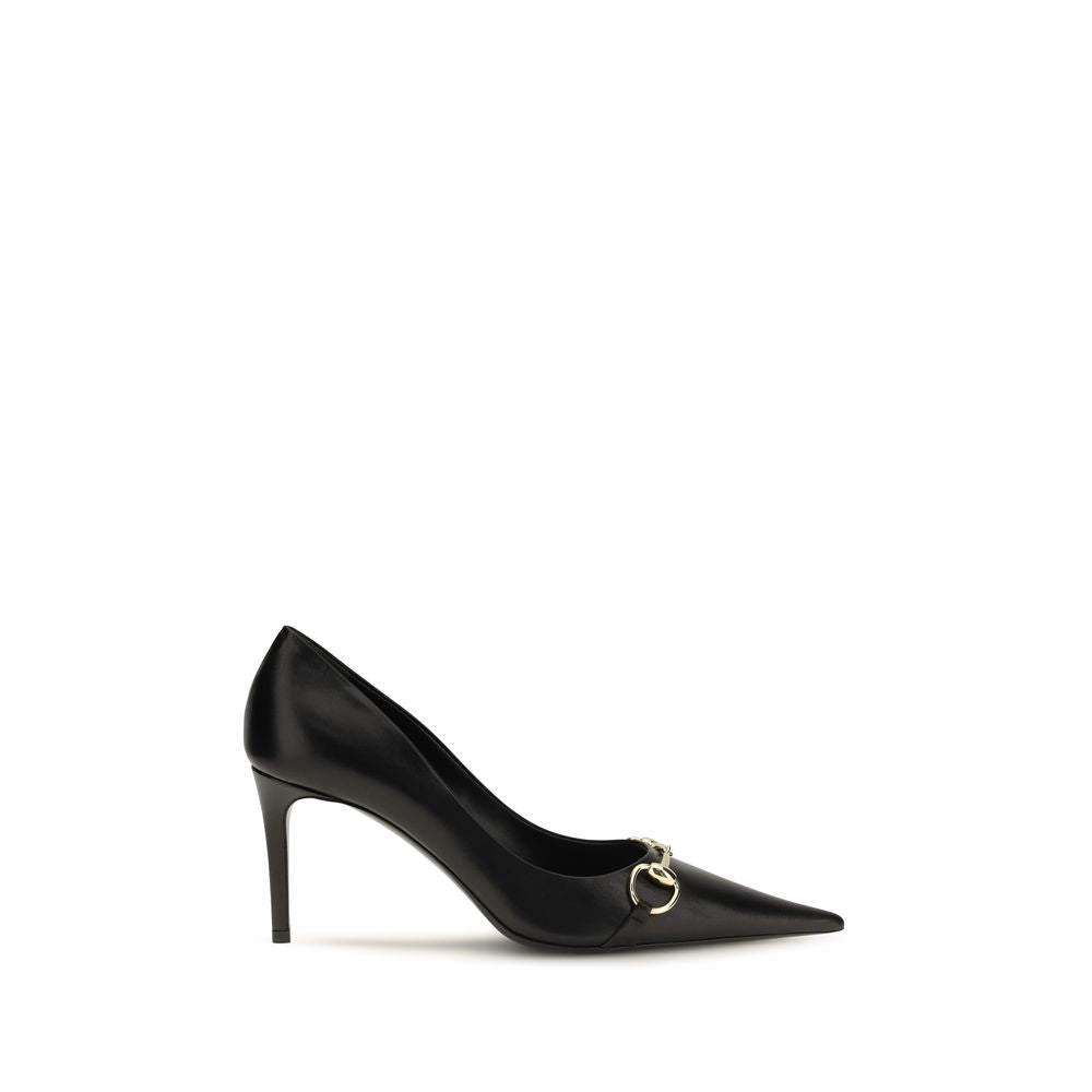 Gucci Black Calf Leather High Heel Pumps for Timeless Elegance