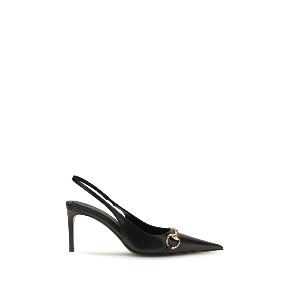Gucci Black Calf Leather High Heel Pumps for Timeless Elegance