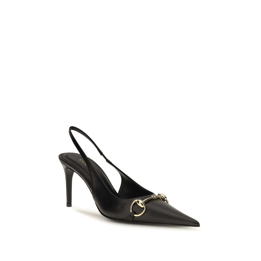 Gucci Black Calf Leather High Heel Pumps for Timeless Elegance