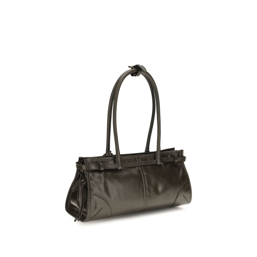 Prada Bonnie Shoulder Bag - Timeless Elegance in Black Calf Leather
