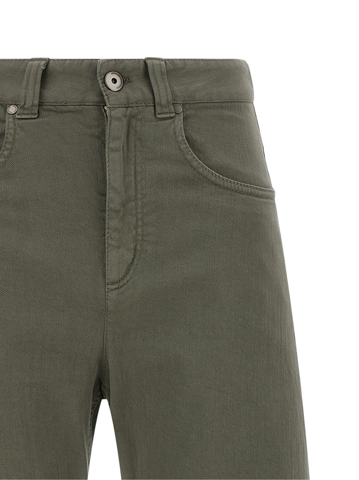 Brunello Cucinelli Bicolor Cotton Jeans Denim