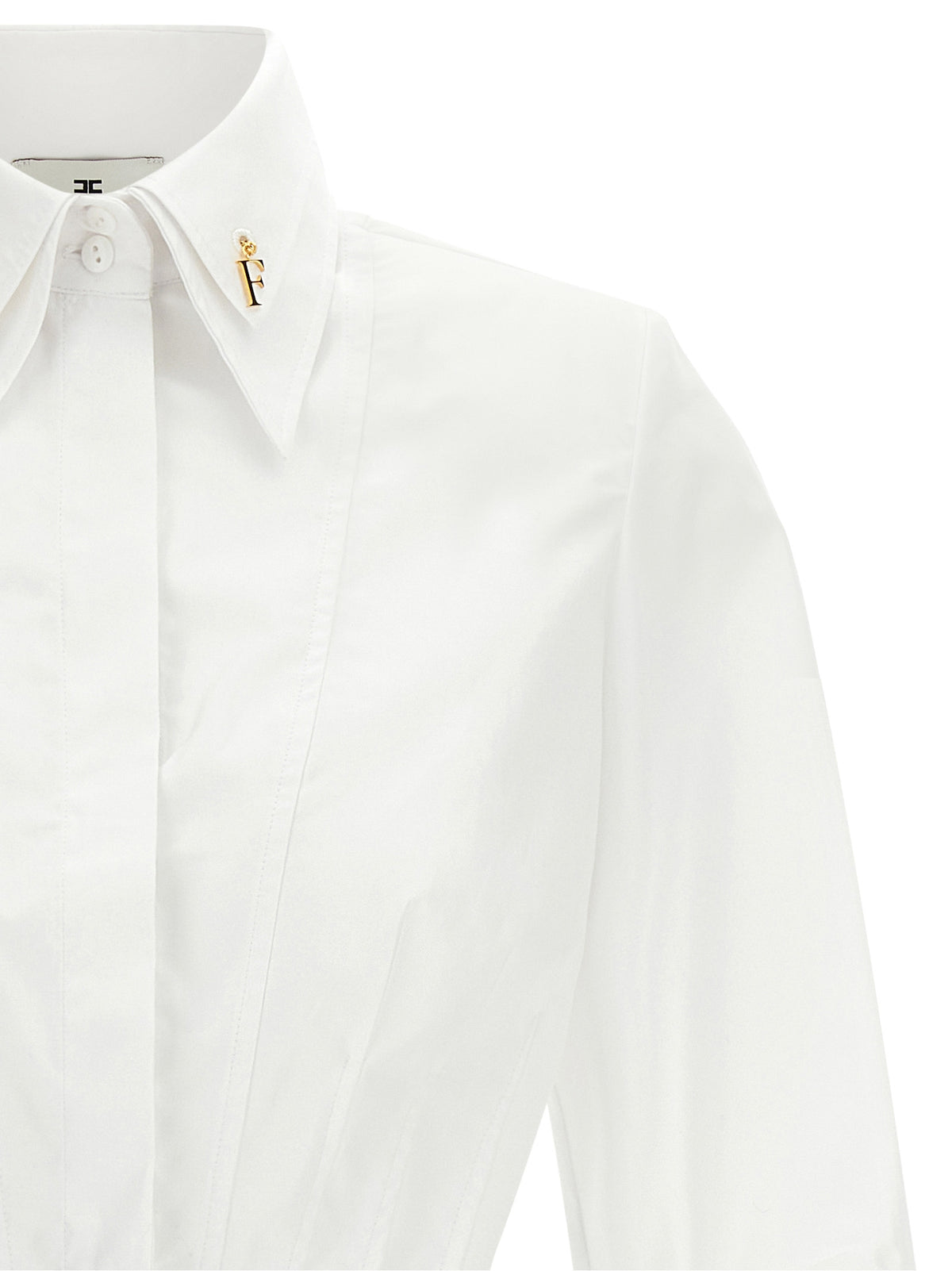 Elisabetta Franchi White Cotton Blouse